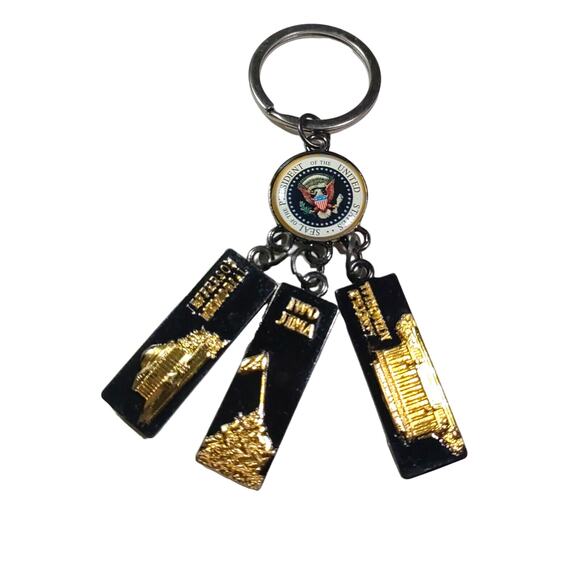 Seal President Of The States Seal Keychain Dangle Jefferson Memorial Iwo Jima... - Picture 2 of 8